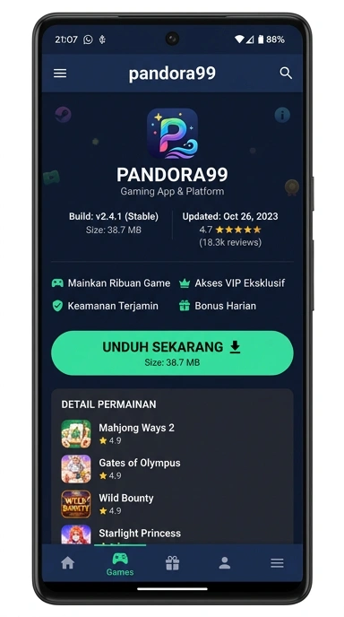 Unduh dan Instal APK pandora99 untuk Android di Indonesia