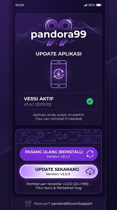 Riwayat Versi pandora99 untuk Pengguna Android